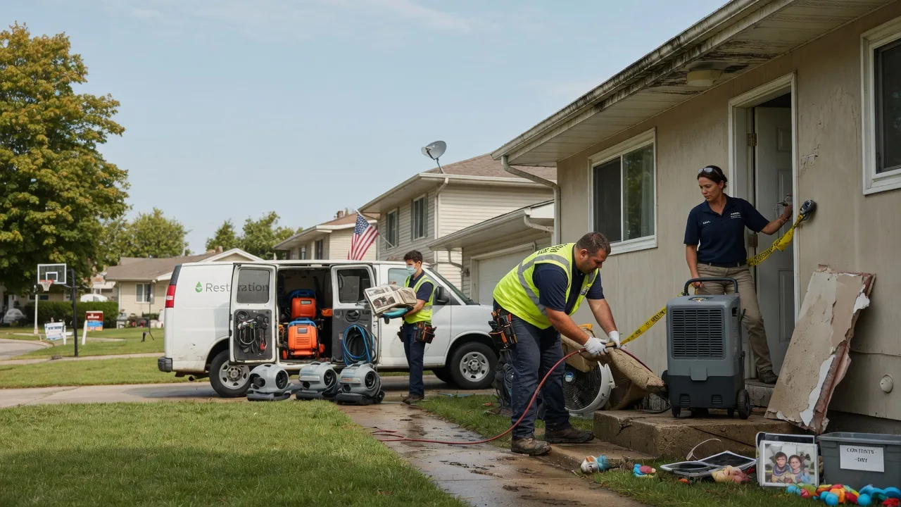 Water Damage Restoration in Farmington, IL near me